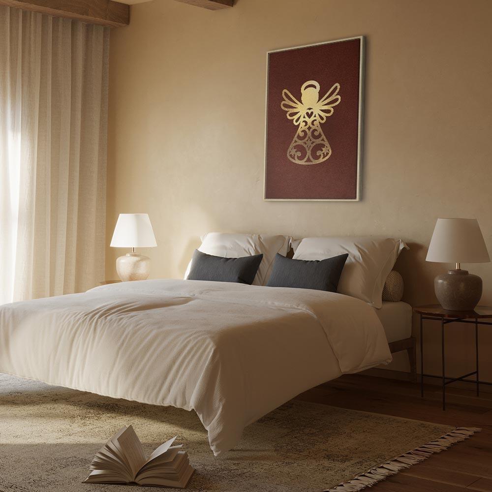 Obraz - Anielskie złoto (1-częściowy) pionowy