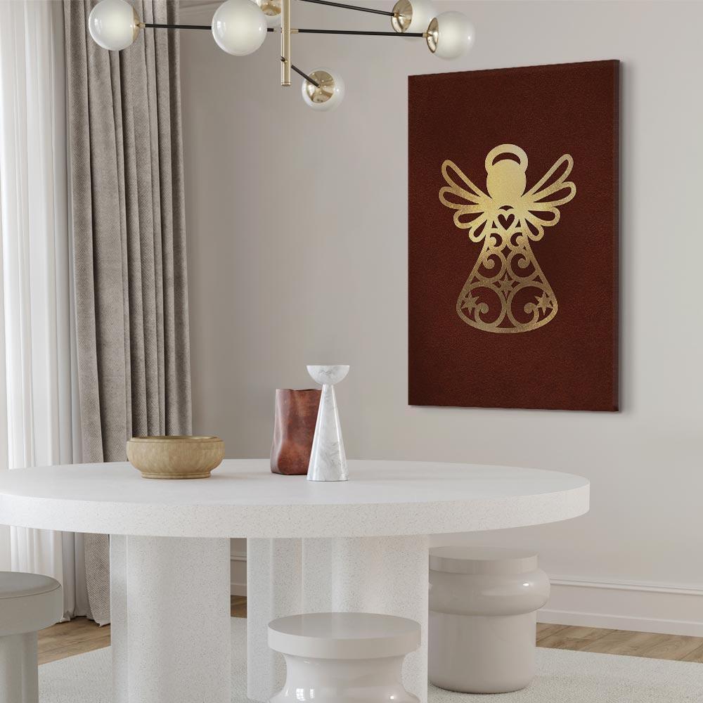 Obraz - Anielskie złoto (1-częściowy) pionowy