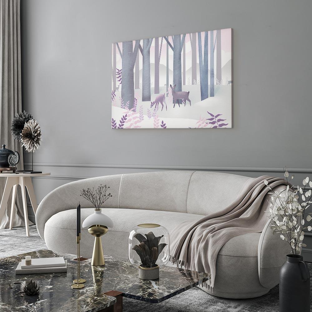 Obraz - Bajkowy las (1-częściowy) szeroki - drugi wariant