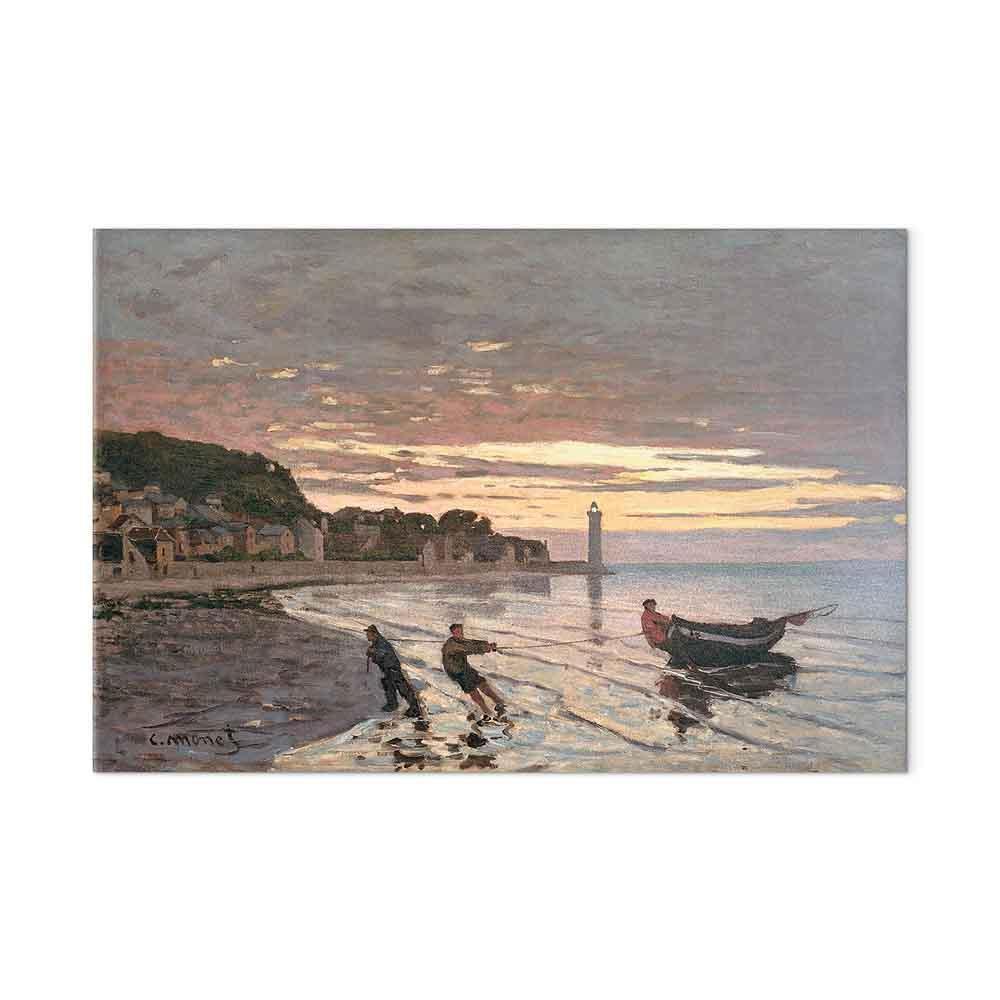 Obraz - Claude Monet – Holowanie łodzi w Honfleur