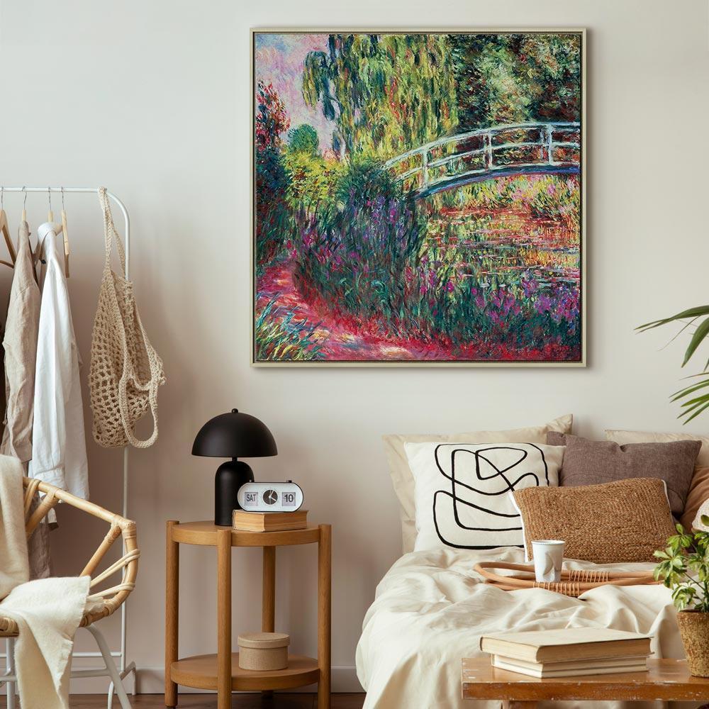 Obraz - Claude Monet – Japoński mostek w Giverny