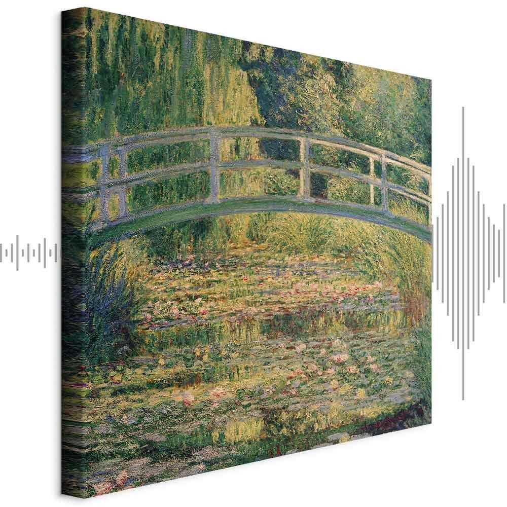 Obraz - Claude Monet – Mostek nad stawem z liliami wodnym