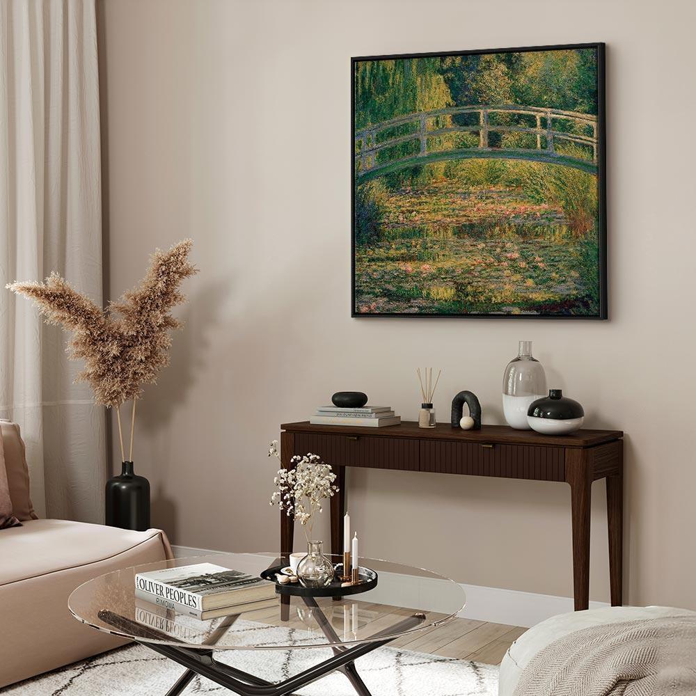 Obraz - Claude Monet – Mostek nad stawem z liliami wodnym