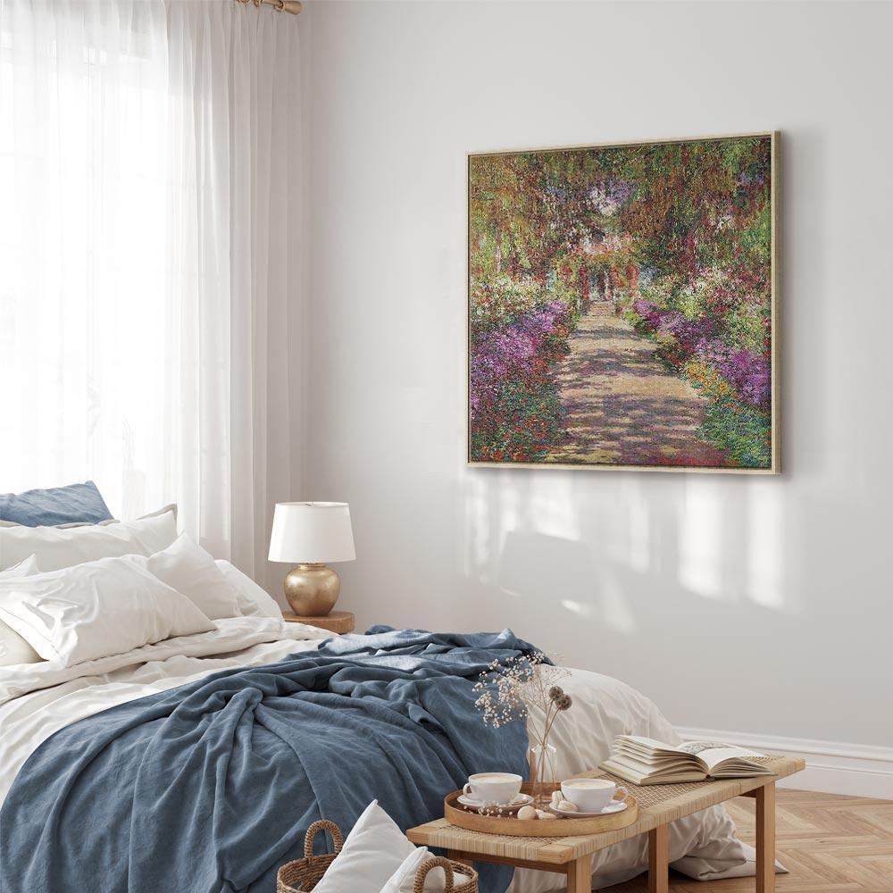 Obraz - Claude Monet – Ścieżka w ogrodzie w Giverny