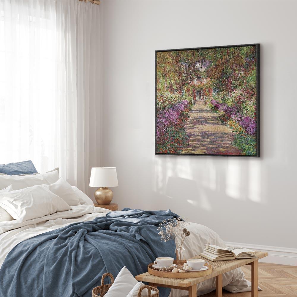 Obraz - Claude Monet – Ścieżka w ogrodzie w Giverny