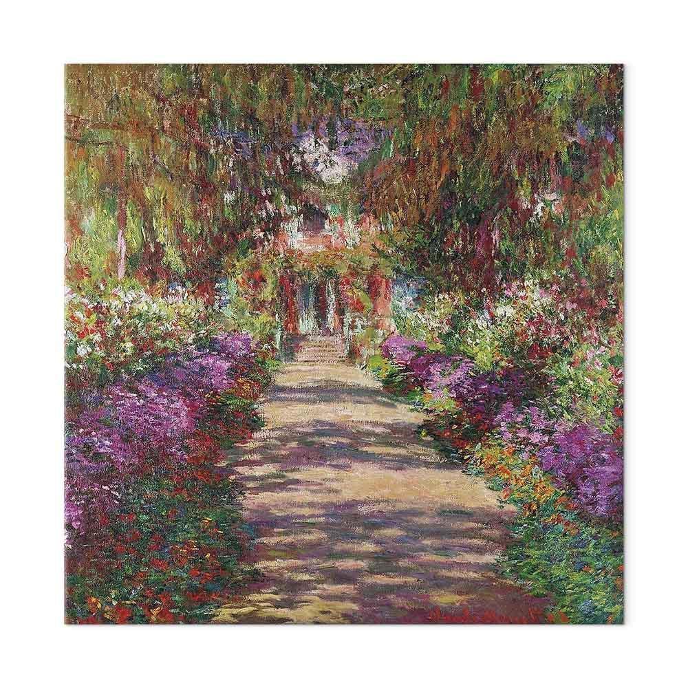 Obraz - Claude Monet – Ścieżka w ogrodzie w Giverny