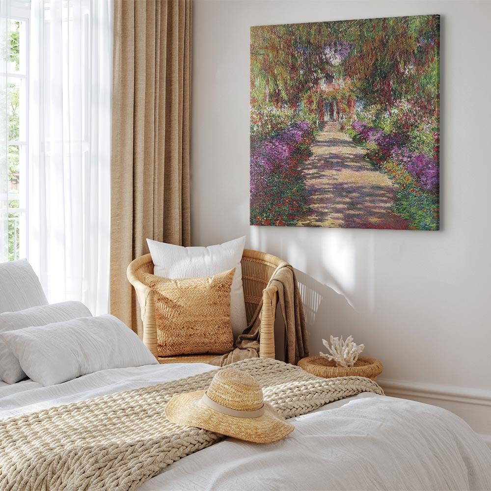 Obraz - Claude Monet – Ścieżka w ogrodzie w Giverny