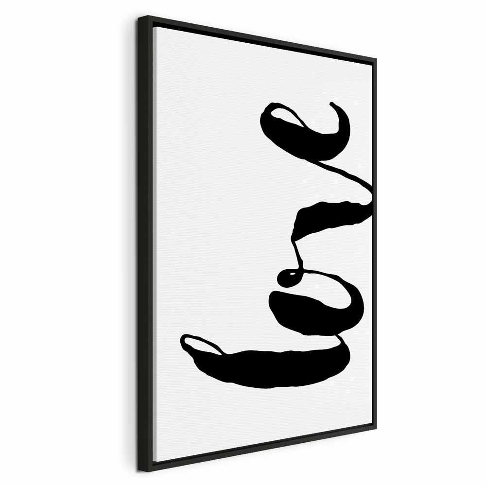 Obraz - Czarne Love (1-częściowy) pionowy