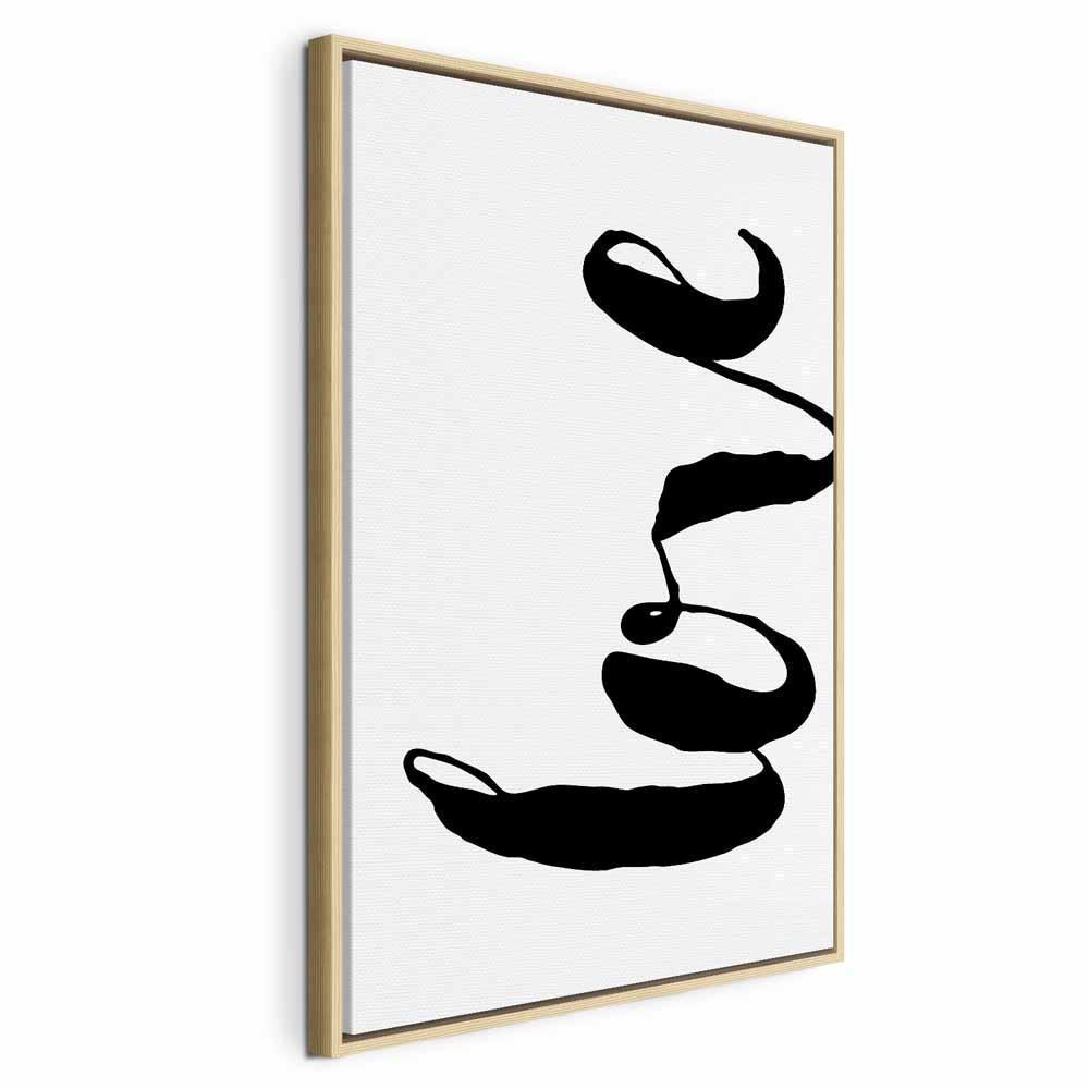 Obraz - Czarne Love (1-częściowy) pionowy