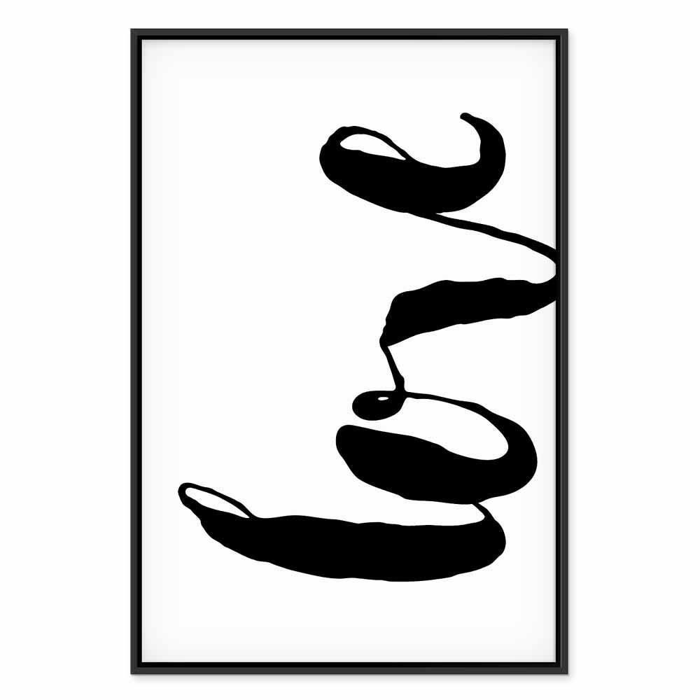 Obraz - Czarne Love (1-częściowy) pionowy