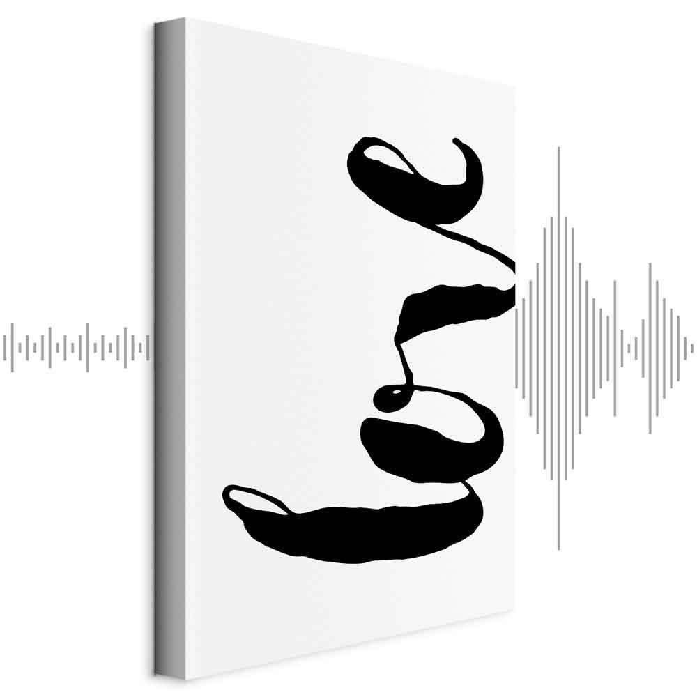 Obraz - Czarne Love (1-częściowy) pionowy