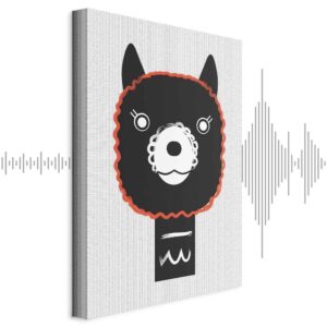Obraz - Dekoracyjna alpaka (1-częściowy) pionowy