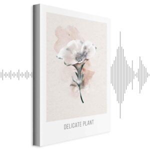 Obraz - Delikatna roślina (1-częściowy) pionowy
