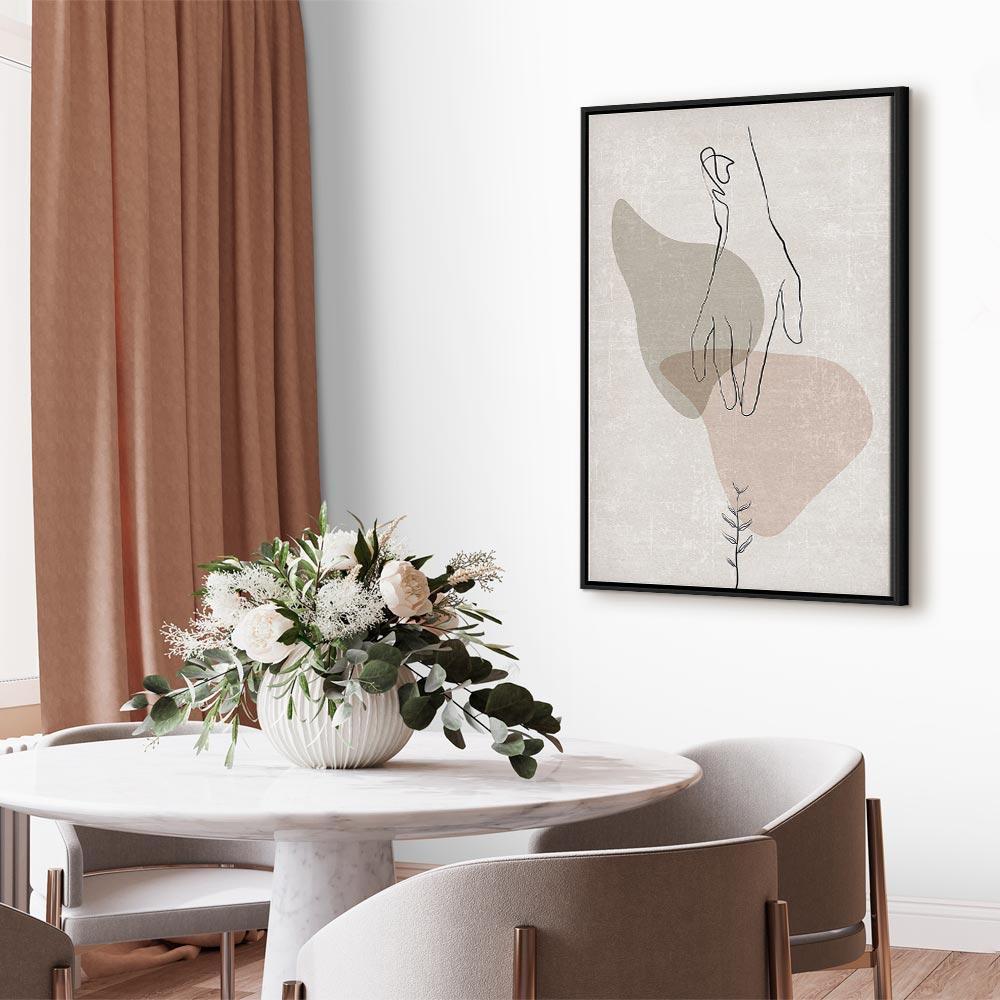 Obraz - Delikatny dotyk (1-częściowy) pionowy