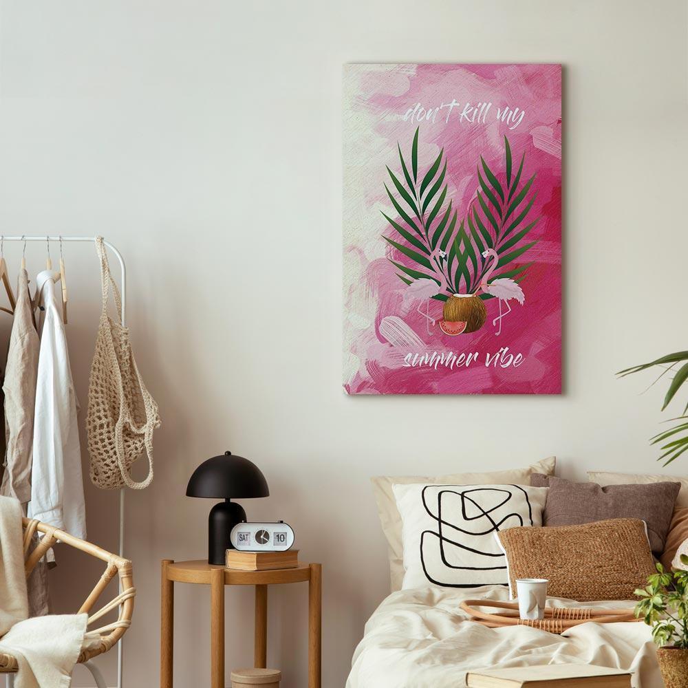 Obraz - Don't Kill My Summer Vibe (1-częściowy) pionowy