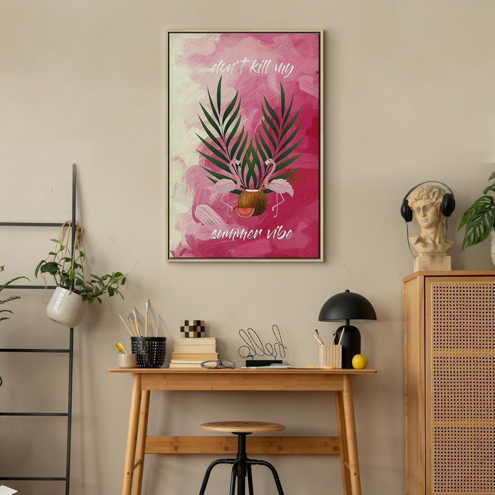 Obraz - Don't Kill My Summer Vibe (1-częściowy) pionowy