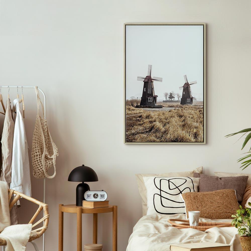 Obraz - Drewniany wiatrak (1-częściowy) pionowy