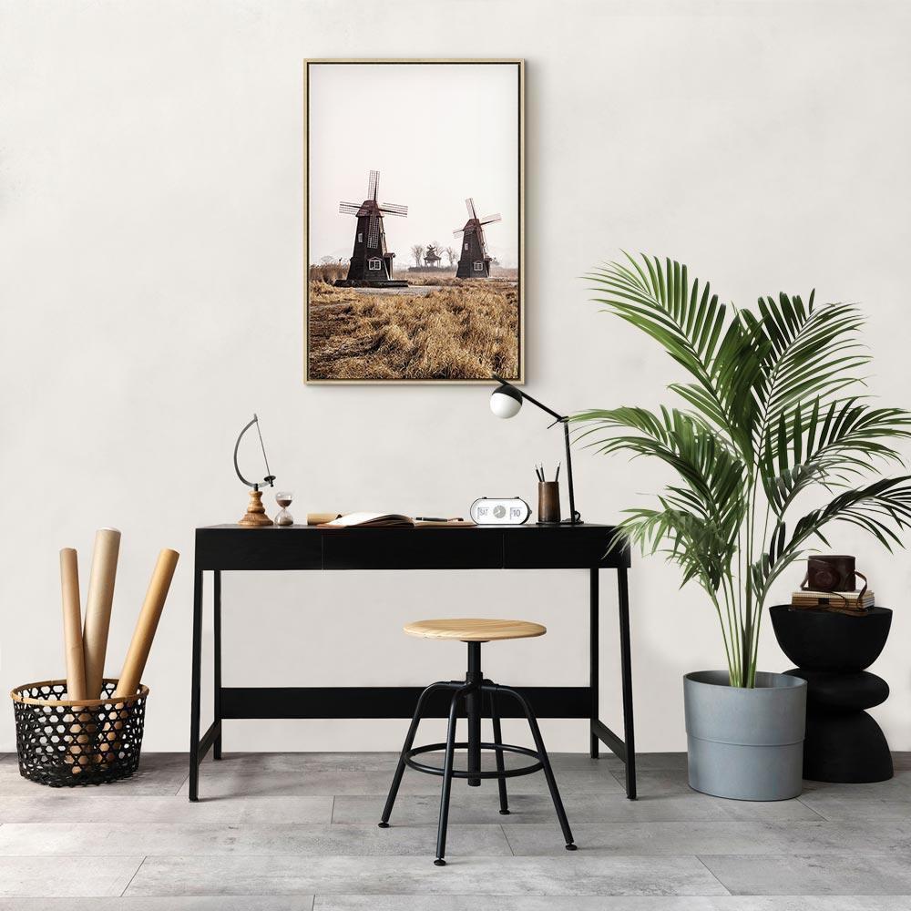 Obraz - Drewniany wiatrak (1-częściowy) pionowy