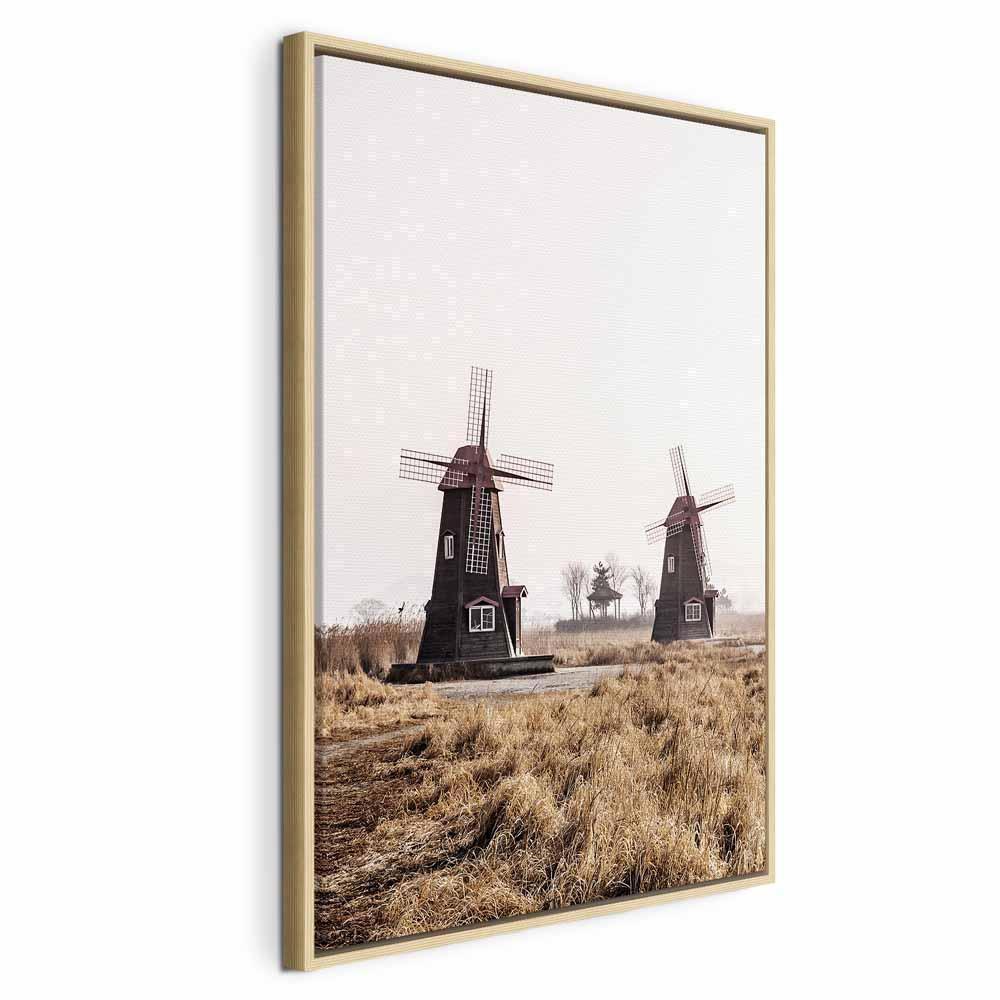 Obraz - Drewniany wiatrak (1-częściowy) pionowy