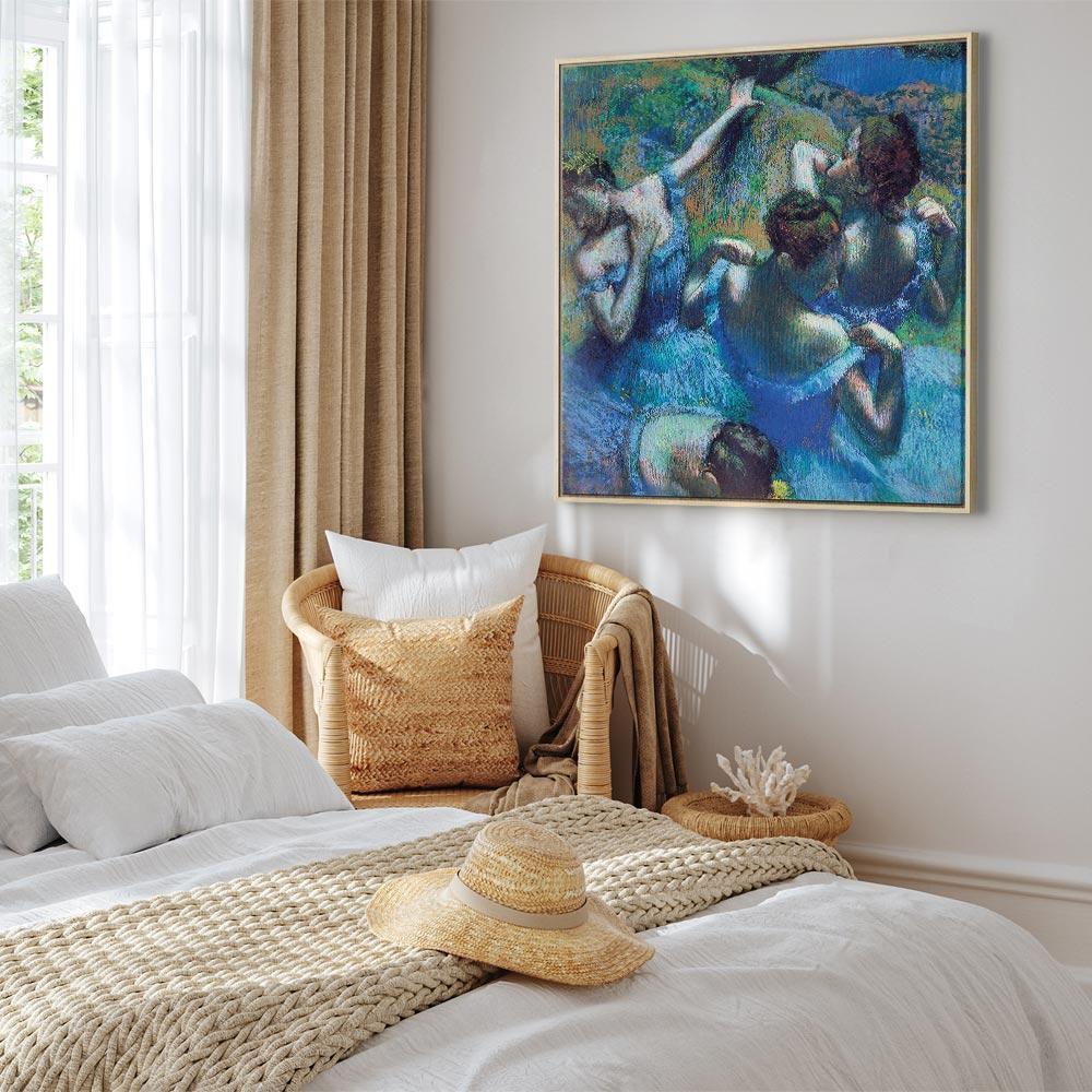 Obraz - Edgar Degas – Błękitne tancerki II