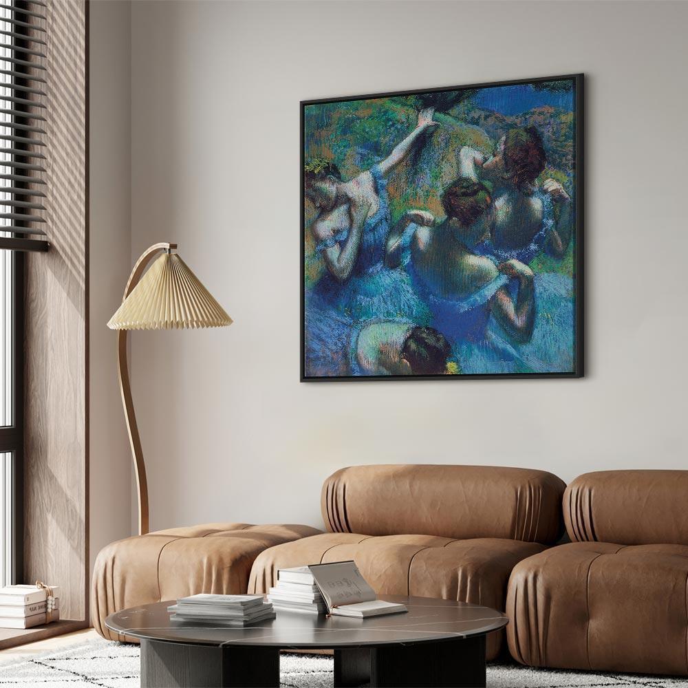 Obraz - Edgar Degas – Błękitne tancerki II