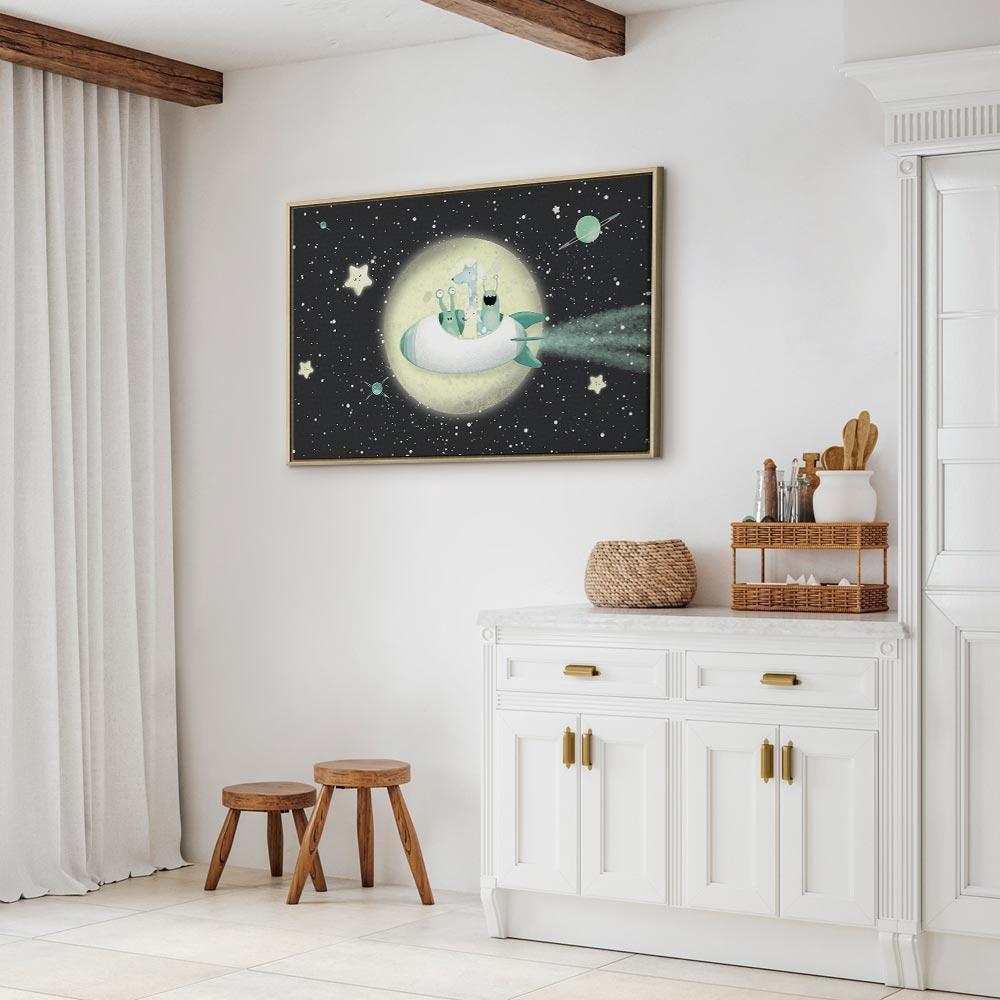 Obraz - Ekipa z rakiety (1-częściowy) szeroki