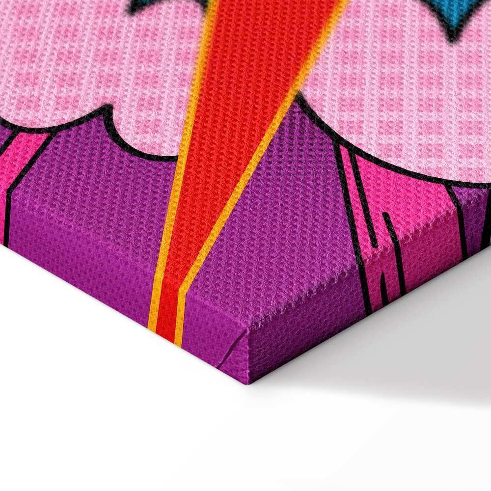 Obraz - Energia barw (1-częściowy) - angielskie napisy na kolorowym tle