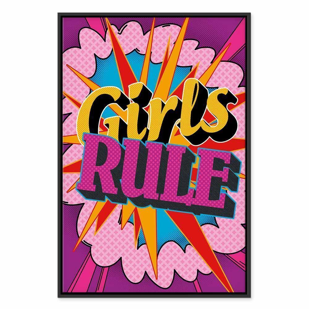 Obraz - Energia barw (1-częściowy) - angielskie napisy na kolorowym tle