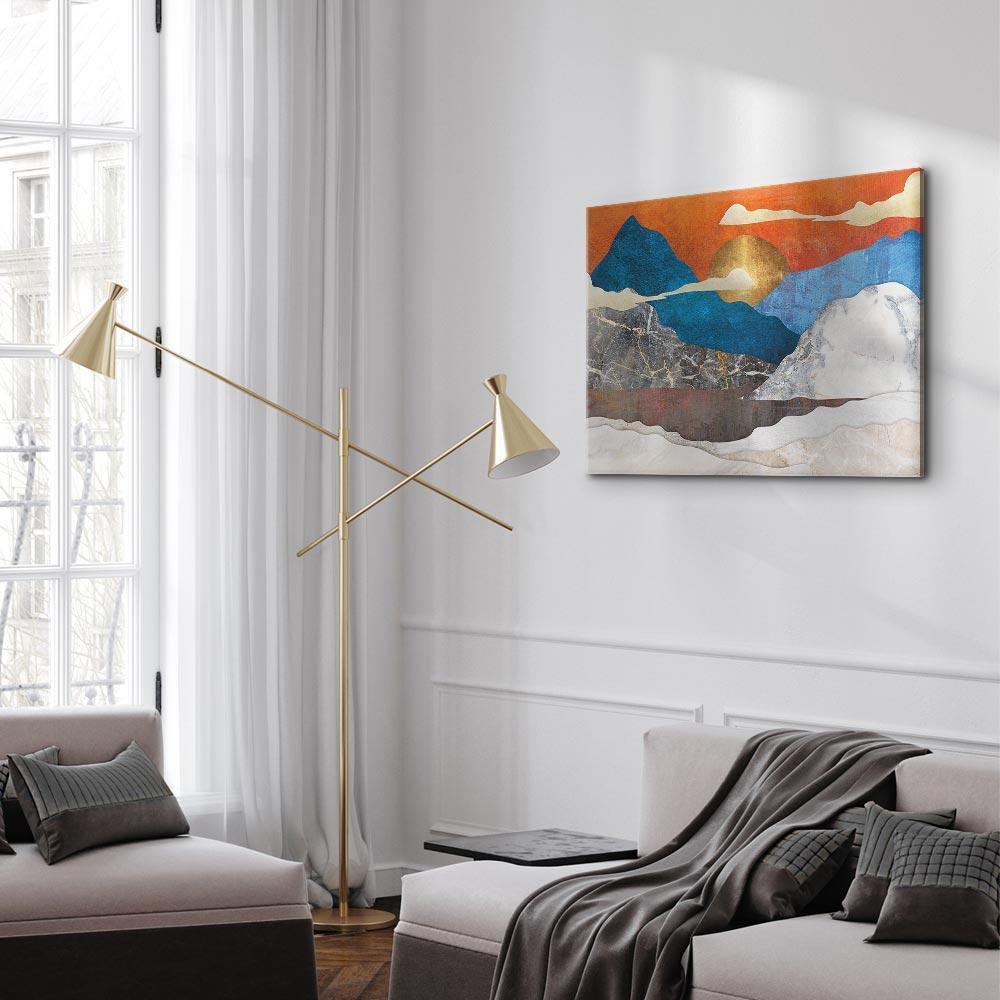 Obraz - Górska sielanka (1-częściowy) szeroki