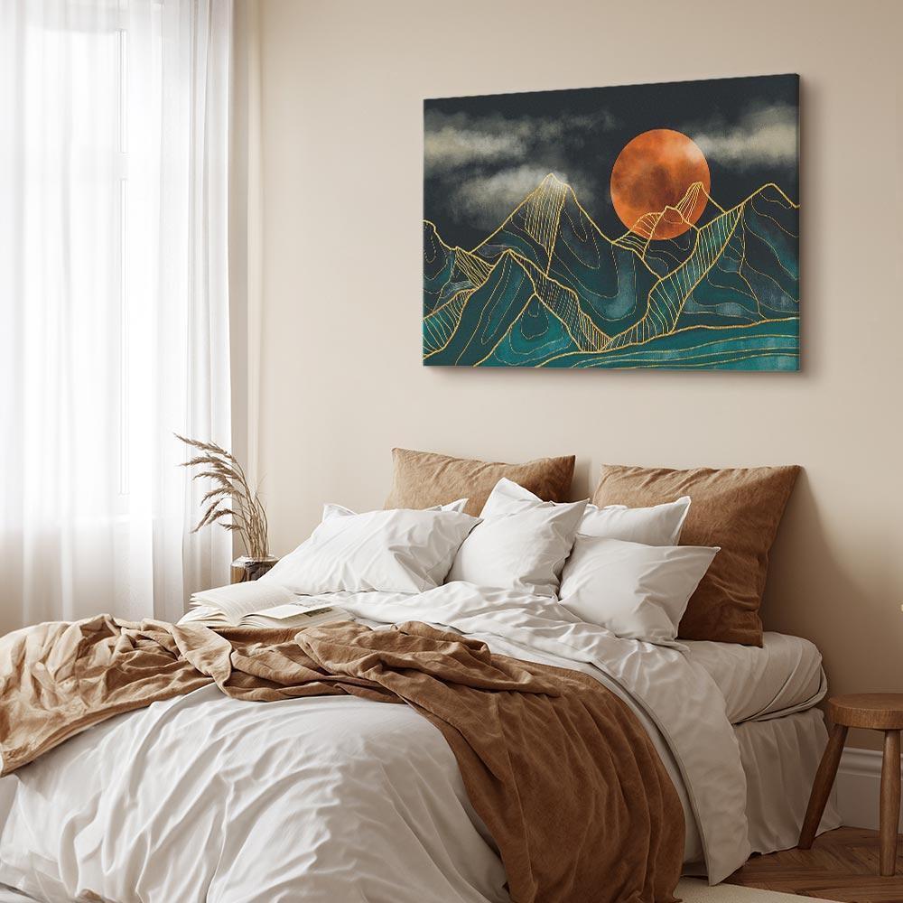 Obraz - Górski spokój (1-częściowy) szeroki