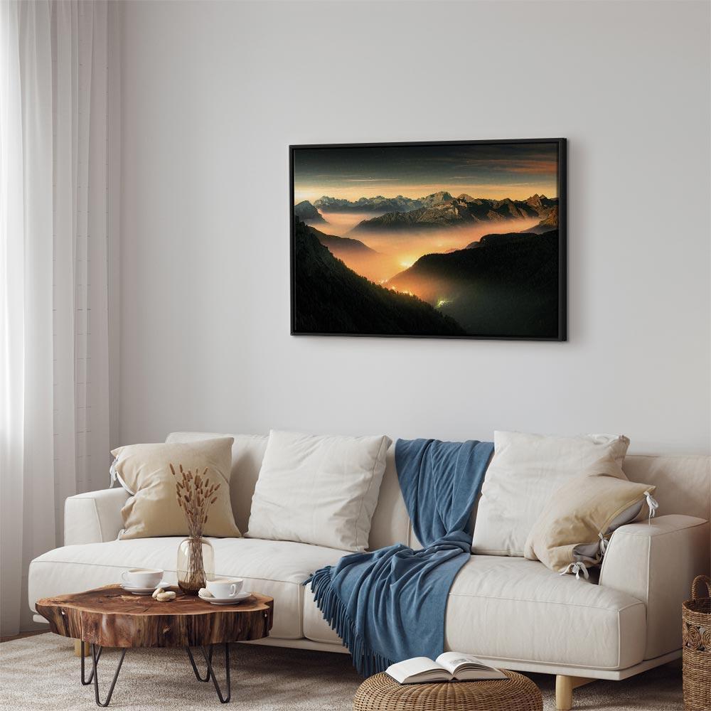 Obraz - Górskie tchnienie (1-częściowy) szeroki - trzeci wariant