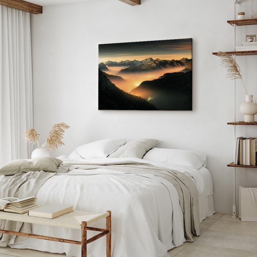 Obraz - Górskie tchnienie (1-częściowy) szeroki - trzeci wariant