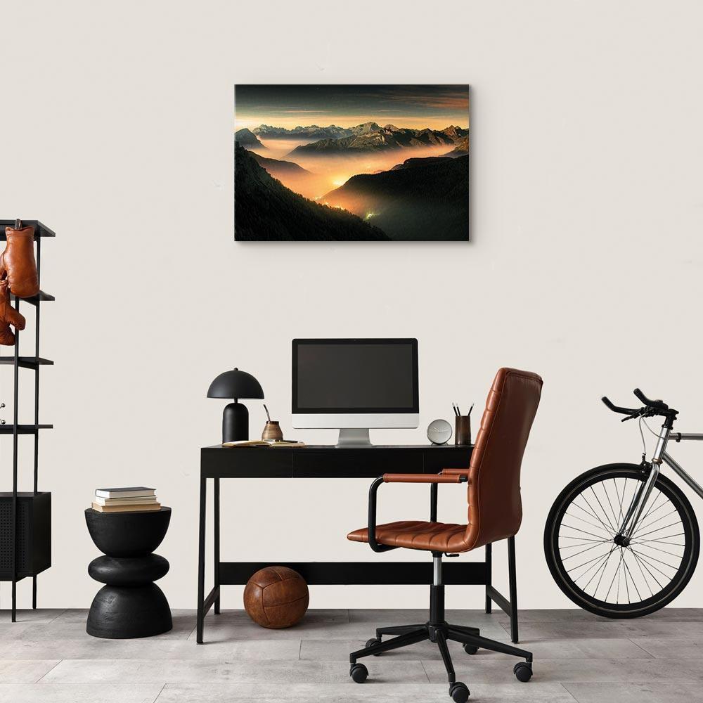 Obraz - Górskie tchnienie (1-częściowy) szeroki - trzeci wariant