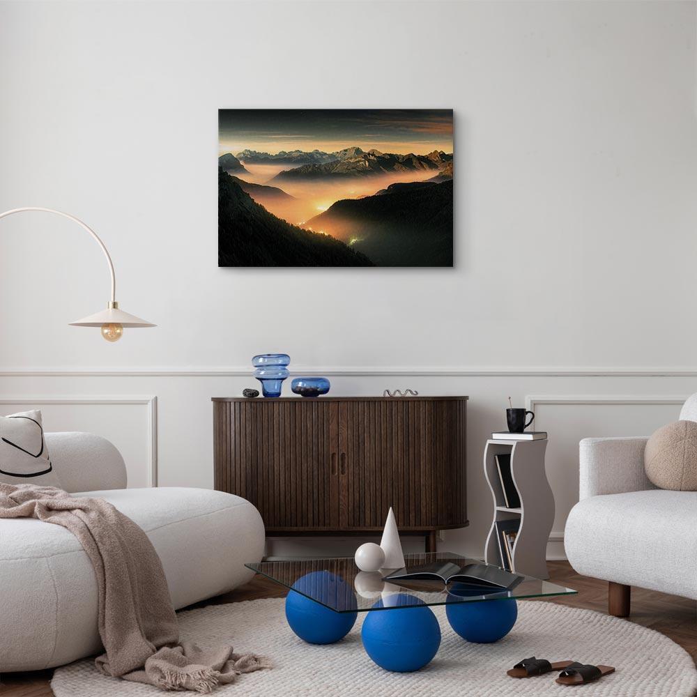 Obraz - Górskie tchnienie (1-częściowy) szeroki - trzeci wariant