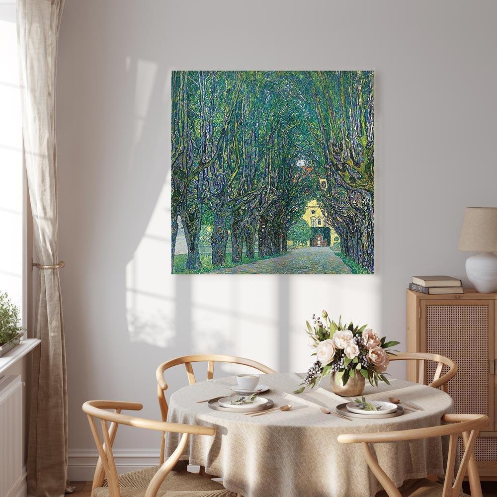 Obraz - Gustav Klimt – Aleja drzew w parku przy zamku Kammer