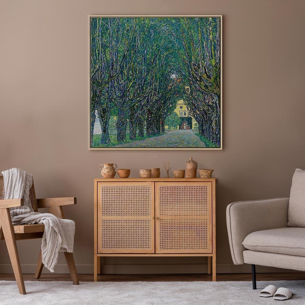 Obraz - Gustav Klimt – Aleja drzew w parku przy zamku Kammer