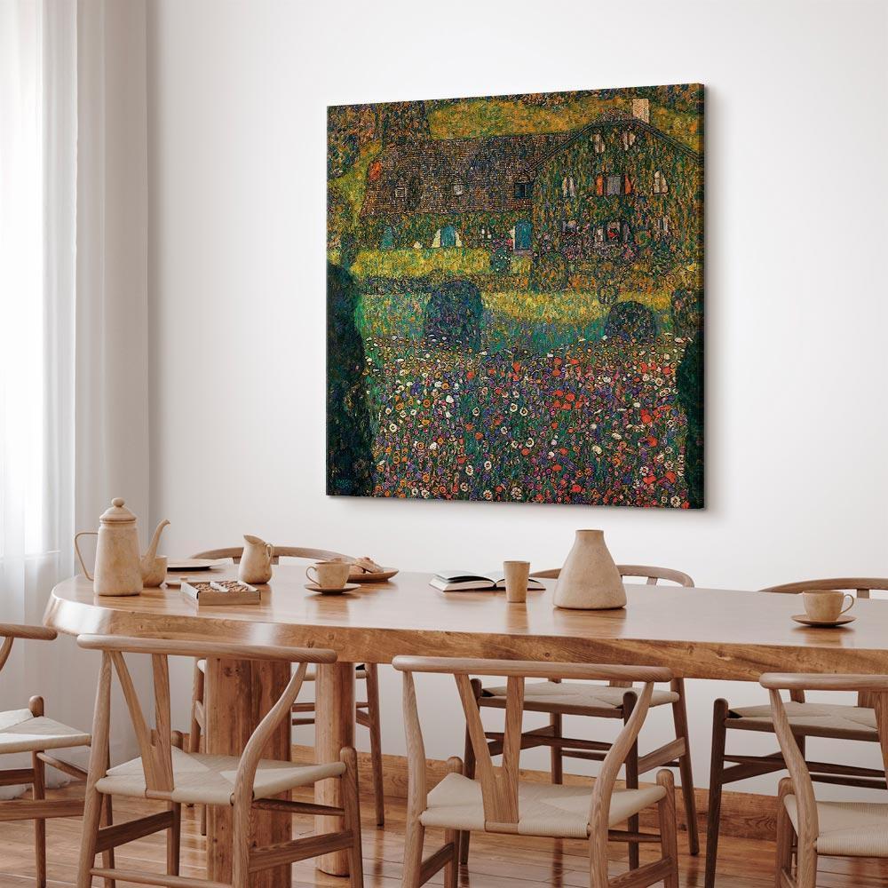 Obraz - Gustav Klimt – Country House on the Attersee Lake