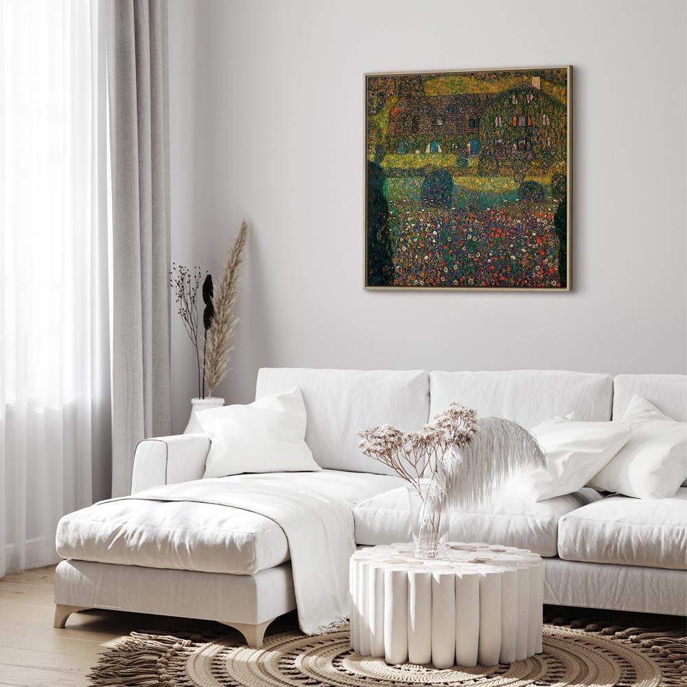 Obraz - Gustav Klimt – Country House on the Attersee Lake