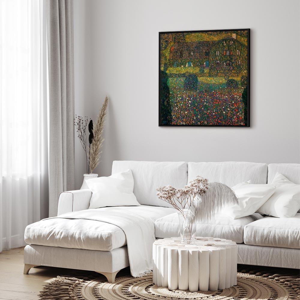 Obraz - Gustav Klimt – Country House on the Attersee Lake