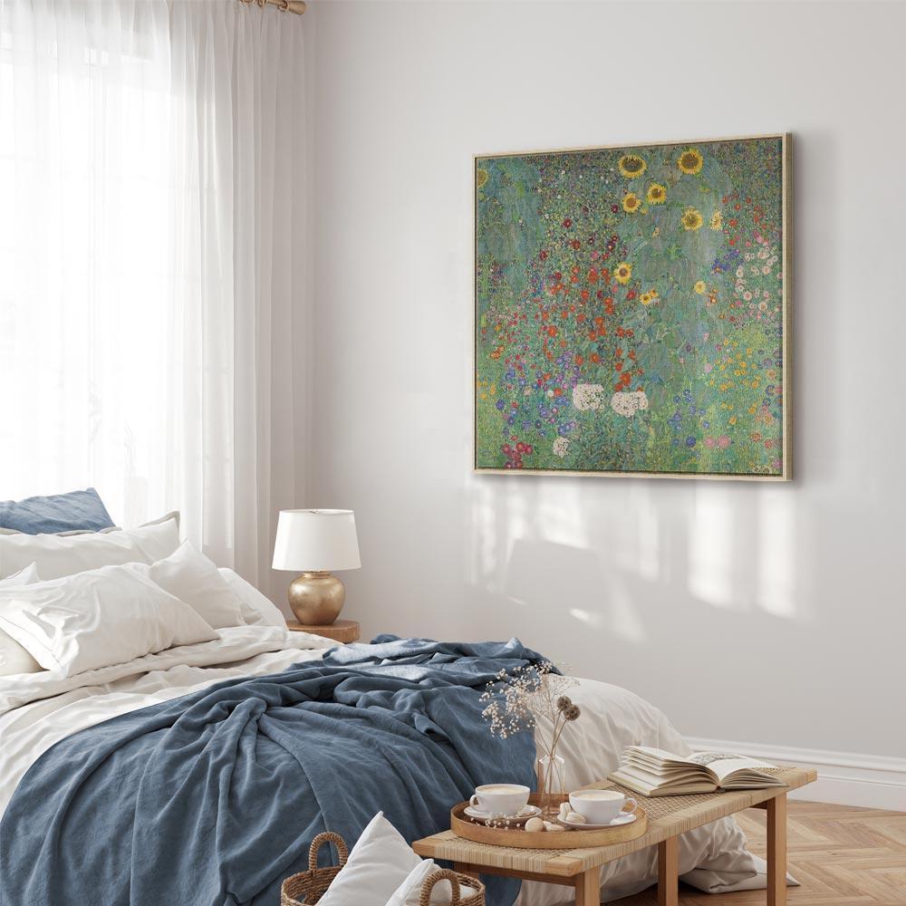 Obraz - Gustav Klimt – Ogród wiejski ze słonecznikami