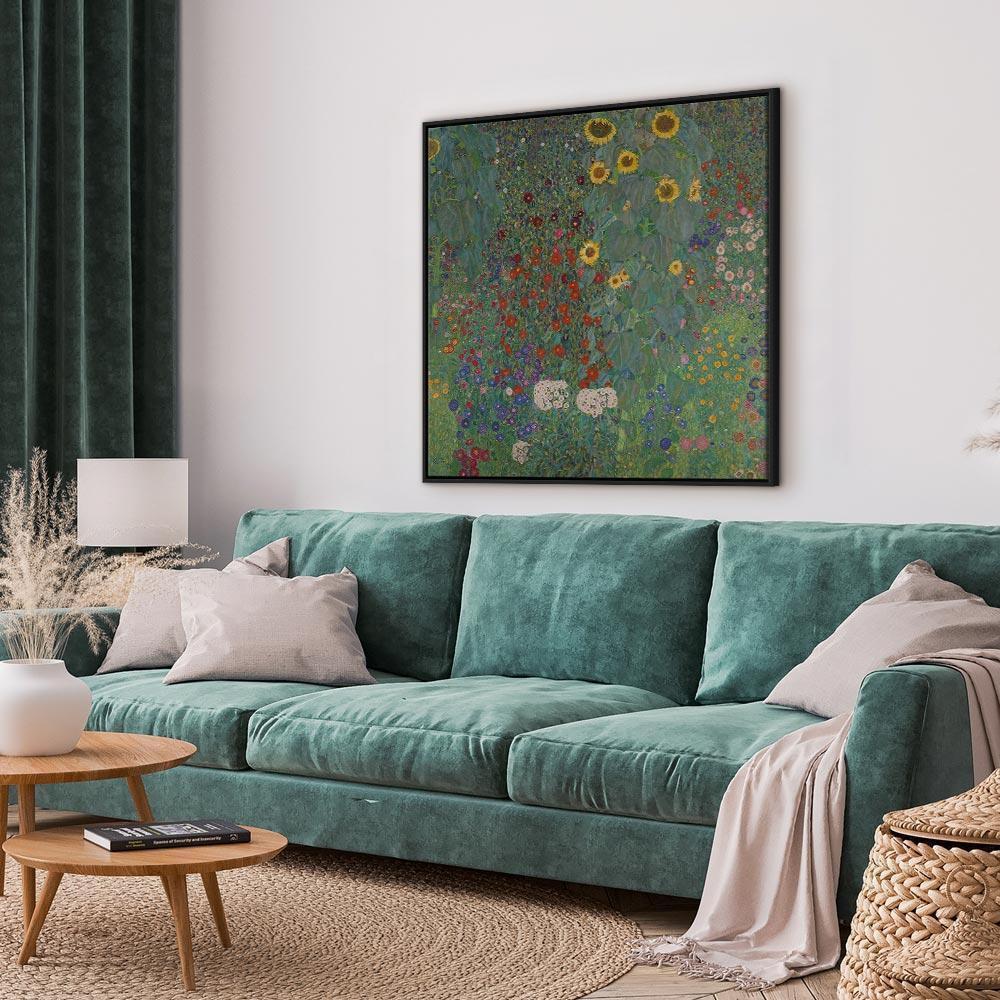 Obraz - Gustav Klimt – Ogród wiejski ze słonecznikami