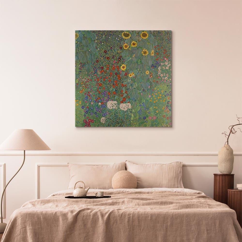 Obraz - Gustav Klimt – Ogród wiejski ze słonecznikami