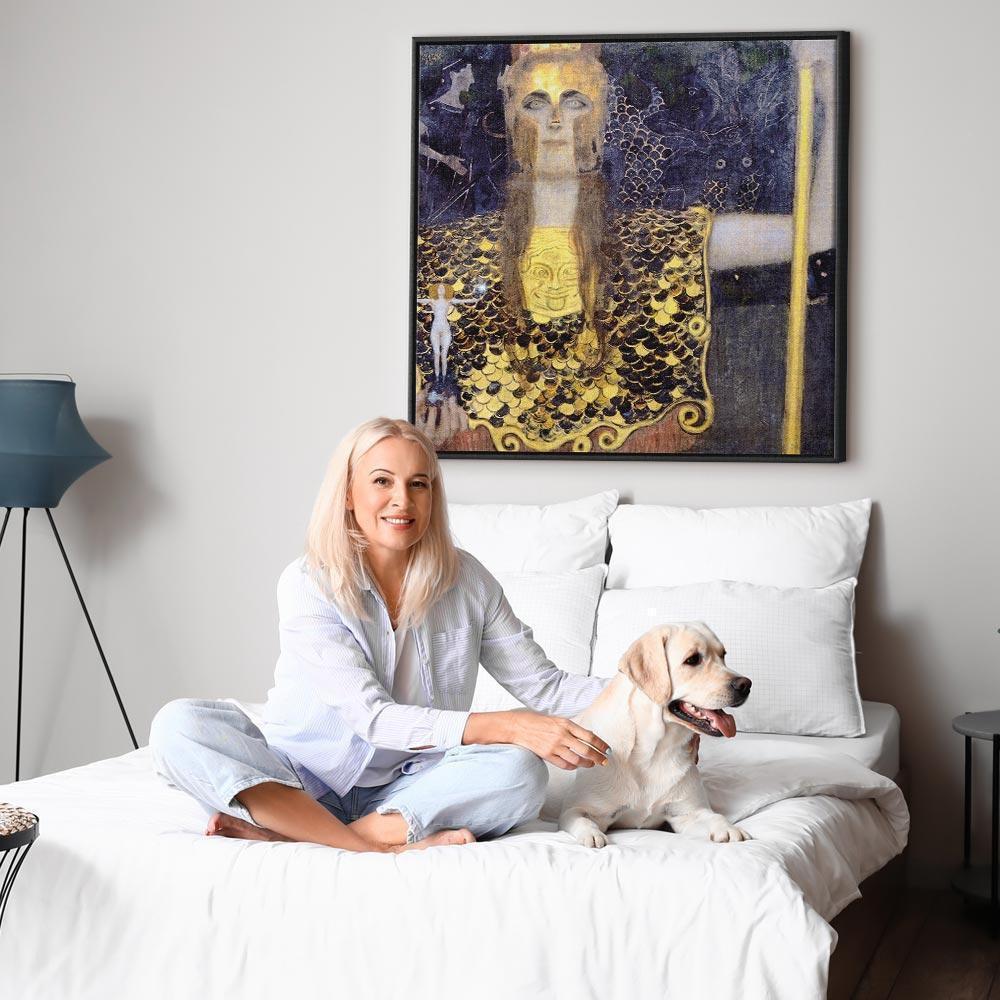 Obraz - Gustav Klimt – Pallas Atena