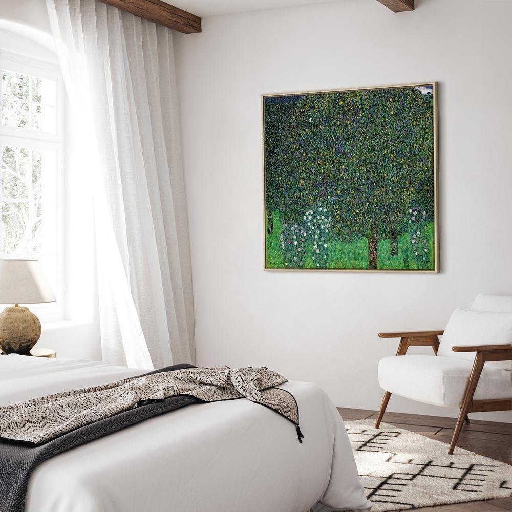 Obraz - Gustav Klimt – Róże wśród drzew