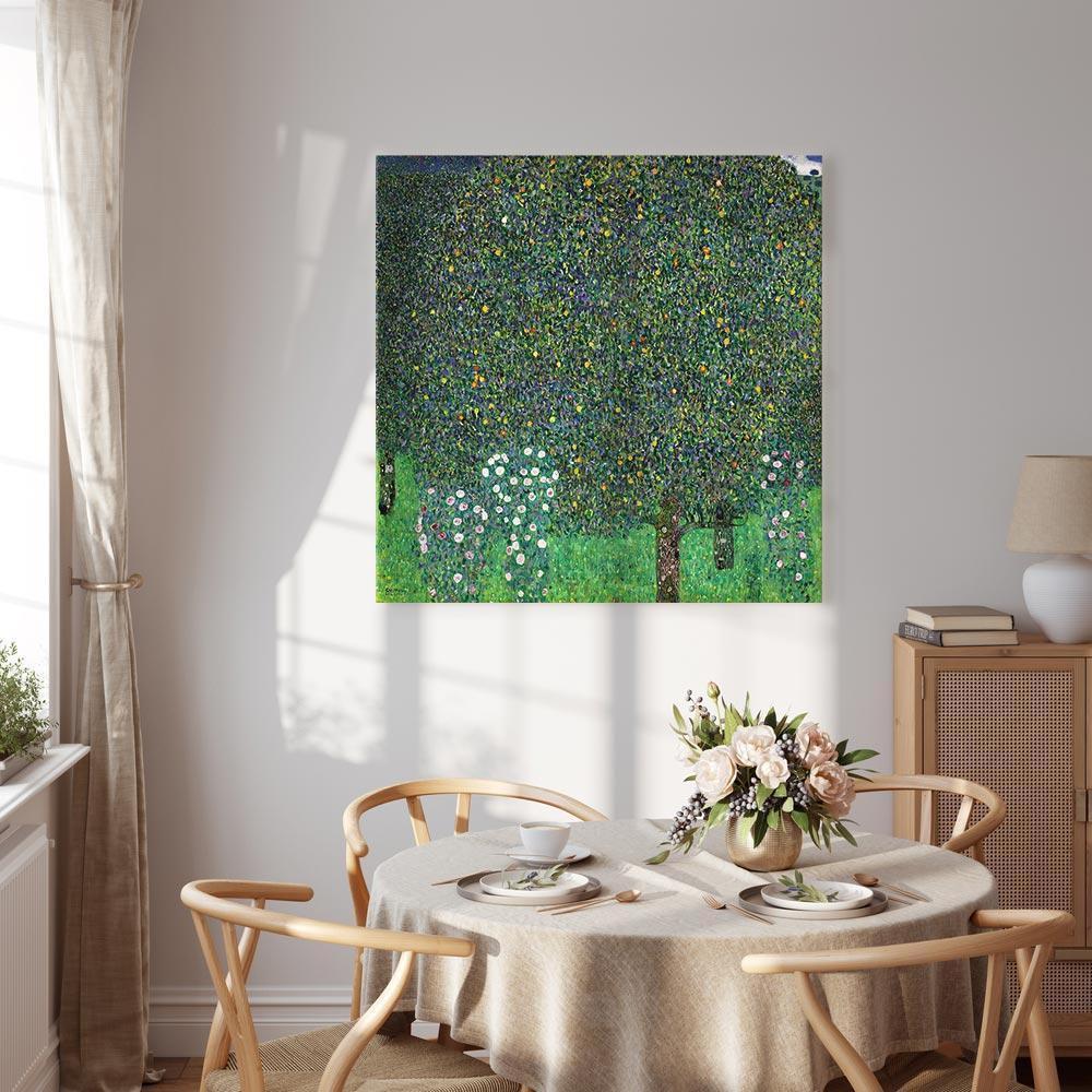 Obraz - Gustav Klimt – Róże wśród drzew