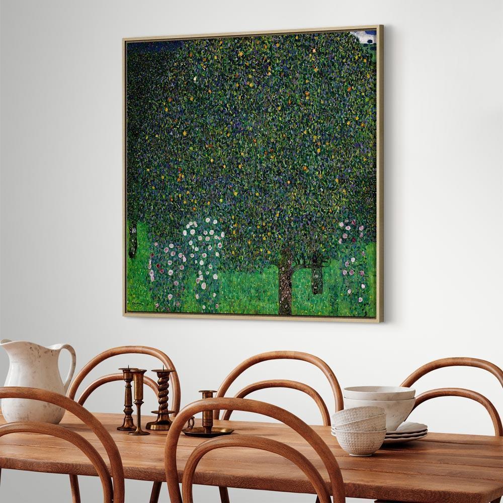 Obraz - Gustav Klimt – Róże wśród drzew
