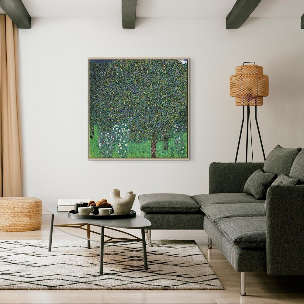 Obraz - Gustav Klimt – Róże wśród drzew