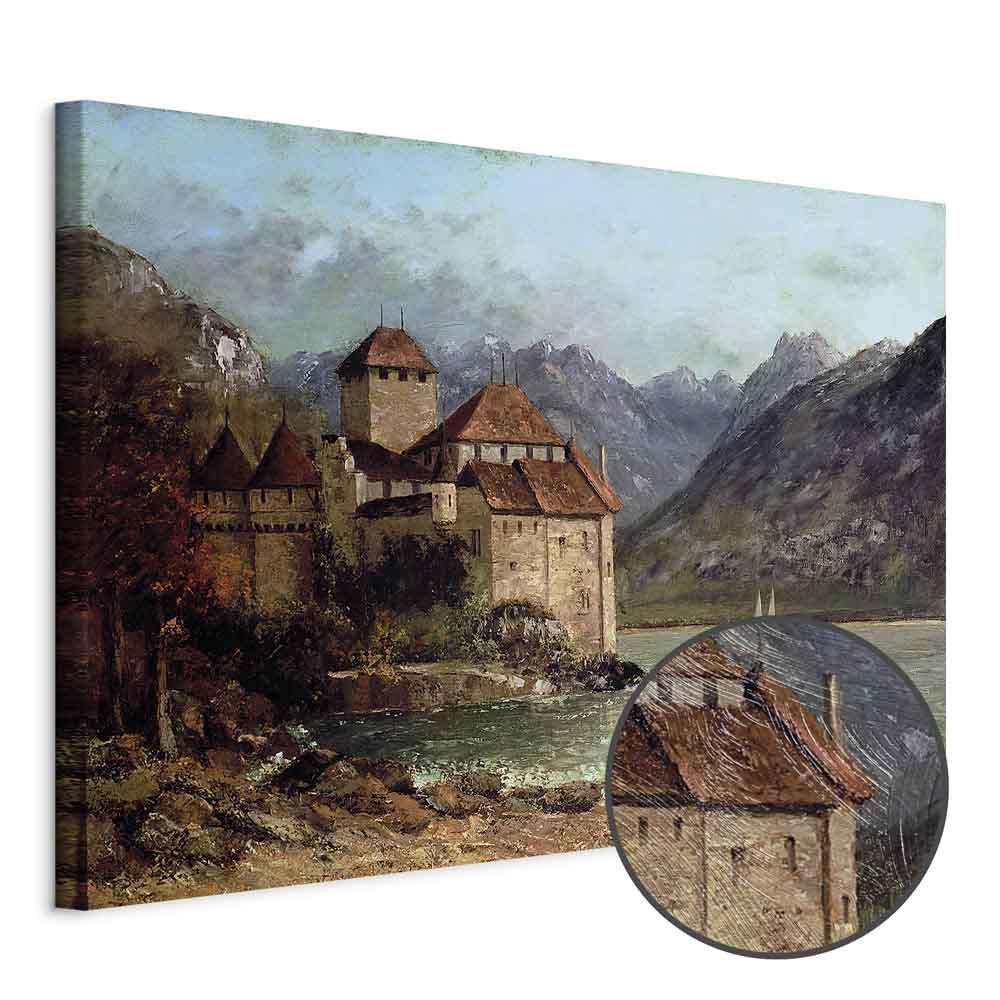Obraz - Gustave Courbet – Zamek Chillon
