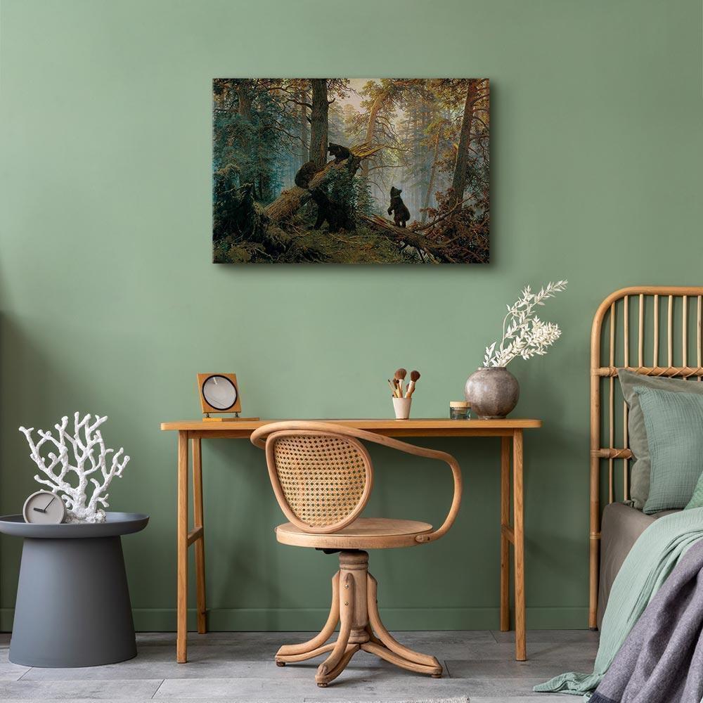 Obraz - Iwan Szyszkin – Poranek w sosnowym lesie