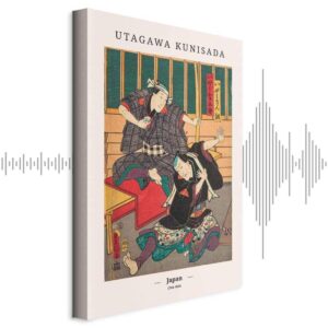 Obraz - Japoński drzeworyt (1-częściowy) pionowy